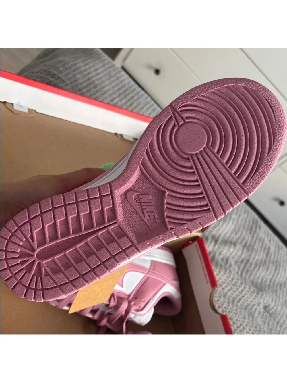 Nike Dunk Low Next Nature - White/Elemental Pink - Size 8 - NIB - Picture 5 of 7